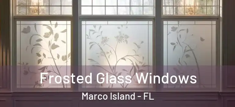 Frosted Glass Windows Marco Island - FL